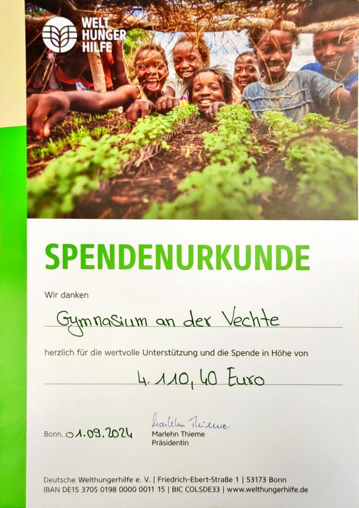 Spendenlauf erlöst über 5000€!